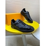 Louis Vuitton Monogram Printed Lace Up Sneaker For Men  # 274436, cheap For Men