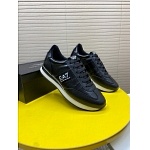 Armani Lace Up Low Top Sneaker For Men  # 274469, cheap Armani Leisure Shoes