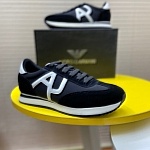 Armani Lace Up Low Top Sneaker For Men  # 274478, cheap Armani Leisure Shoes