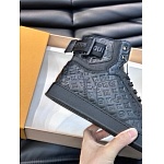 Louis Vuitton Monogram Engraved High Top Sneakers For Men # 274499, cheap For Women