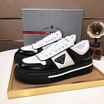 Prada Cowhide Leather Low Top Sneakers For Men # 274535