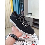 D&G Cowhide Leather Low Top Sneakers For Men # 274540, cheap D&G Shoes