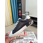D&G Cowhide Leather Low Top Sneakers For Men # 274541, cheap D&G Shoes