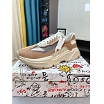D&G Cowhide Leather Low Top Sneakers For Men # 274542, cheap D&G Shoes