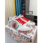 D&G Cowhide Leather Low Top Sneakers For Men # 274544, cheap D&G Shoes