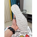 D&G Cowhide Leather Low Top Sneakers For Men # 274544, cheap D&G Shoes