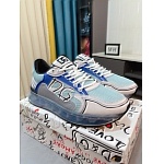 D&G Cowhide Leather Low Top Sneakers For Men # 274545