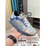 D&G Cowhide Leather Low Top Sneakers For Men # 274545, cheap D&G Shoes