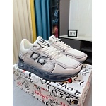 D&G Cowhide Leather Low Top Sneakers For Men # 274546, cheap D&G Shoes