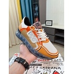 D&G Cowhide Leather Low Top Sneakers For Men # 274547, cheap D&G Shoes