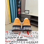 D&G Cowhide Leather Low Top Sneakers For Men # 274547, cheap D&G Shoes