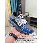 D&G Cowhide Leather Low Top Sneakers For Men # 274548, cheap D&G Shoes