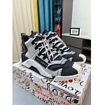 D&G Cowhide Leather NS1 Logo Patch High Top Sneakers For Men # 274549, cheap D&G Shoes