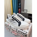 D&G Cowhide Leather Low Top Sneakers For Men # 274551, cheap D&G Shoes