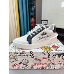 D&G Cowhide Leather Low Top Sneakers For Men # 274551, cheap D&G Shoes