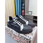 D&G Cowhide Leather Low Top Sneakers For Men # 274553, cheap D&G Shoes