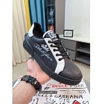 D&G Cowhide Leather Low Top Sneakers For Men # 274553, cheap D&G Shoes