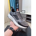 Hugo Boss Cowhide Leather Low Top Sneakers For Men # 274564, cheap Boss Sneakers