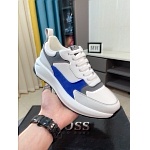 Hugo Boss Cowhide Leather Low Top Sneakers For Men # 274566, cheap Boss Sneakers
