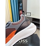 Hugo Boss Cowhide Leather Low Top Sneakers For Men # 274567, cheap Boss Sneakers