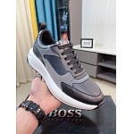 Hugo Boss Cowhide Leather Low Top Sneakers For Men # 274568, cheap Boss Sneakers