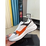 Hugo Boss Cowhide Leather Low Top Sneakers For Men # 274569, cheap Boss Sneakers