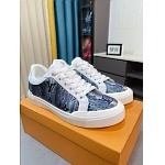 Louis Vuitton Cowhide Leather Lace Up Sneakers For Men # 274602