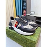 Gucci Cowhide Leather Lace Up Sneakers For Men # 274609