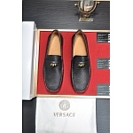 Versace Cowhide Leather Loafers For Men # 275012, cheap Versace Dress Shoes