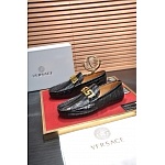 Versace Cowhide Leather Loafers For Men # 275021, cheap Versace Dress Shoes