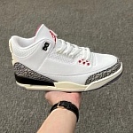 Air Jordan 3 Sneakers Unisex # 275111, cheap Jordan3