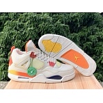 Air Jordan 4 x J Balvin Medellín Sunset Sneakers Unisex # 275145