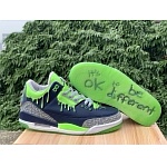 Air Jordan 3 Doernbecher Hugo Sneakers For Men # 275242, cheap Jordan3