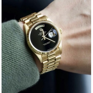 $125.00,Rolex Day Date Onyx Dial automatic watch # 275721