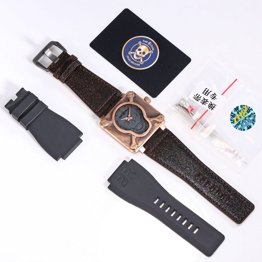 Bell & Ross BR0192 Skull Edition Bronze Casing watch # 275613