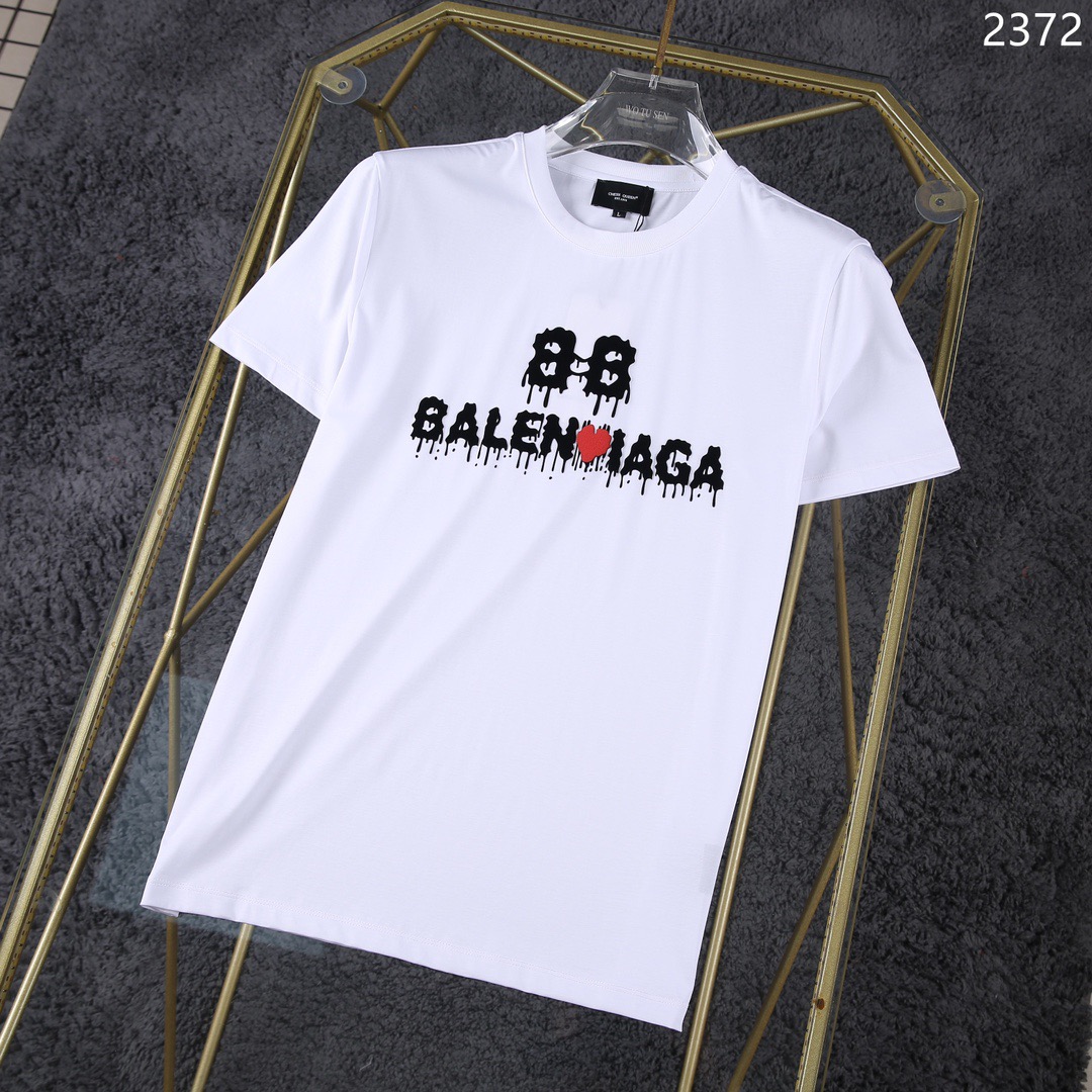 Balenciaga Short Sleeve T Shirts For Men # 275873