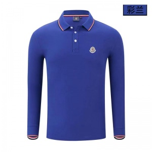 $30.00,Moncler Long Sleeve Polo Shirts For Men # 277362