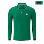 Moncler Long Sleeve Polo Shirts For Men # 277363, cheap For Men