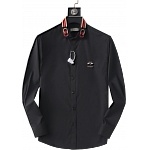 Gucci Long Sleeve Shirts For Men # 277516, cheap Gucci shirt