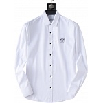 Loewe Anti Wrinkle Elastic Long Sleeve Shirts For Men # 277528, cheap Loewe Shirts