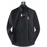 D&G Anti Wrinkle Elastic Long Sleeve Shirts For Men # 277534