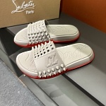 Christian Louboutin Slides Slippers Unisex # 278808, cheap Christian Louboutin