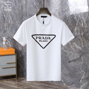 $26.00,Prada Short Sleeve Crew Neck T Shirts For Men # 278973