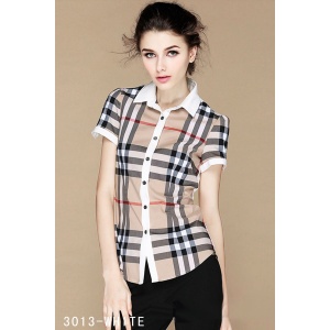 $33.00,Burberry Short Sleeve Shirts For Women # 279126