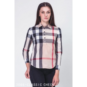 $33.00,Burberry Long Sleeve Shirts For Women # 279137