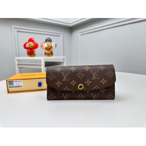 $69.00,Louis Vuitton Emilie Wallet Monogram Canvas For Women # 279298