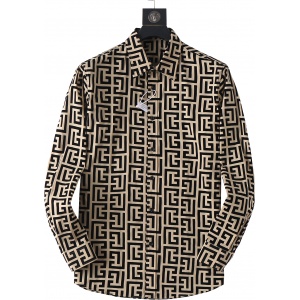 $34.00,Fendi FF Motif Short Long Sleeve Shirts For Men # 279858