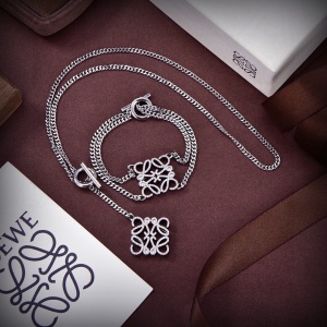 $45.00,Loewe Necklace and Bracelet Set For Women # 279937