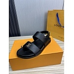 Louis Vuitton Leather Sandals Unisex # 278863, cheap Louis Vuitton Sandal