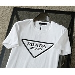 Prada Short Sleeve Crew Neck T Shirts For Men # 278973, cheap Short Sleeved Prada